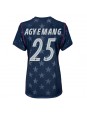 Spojené státy Patrick Agyemang #25 Venkovní Dres pro Dámské MS 2026 Krátký Rukáv Spojené státy Patrick Agyemang #25 Venkovní Dres pro Dámské MS 2026 Krátký Rukáv